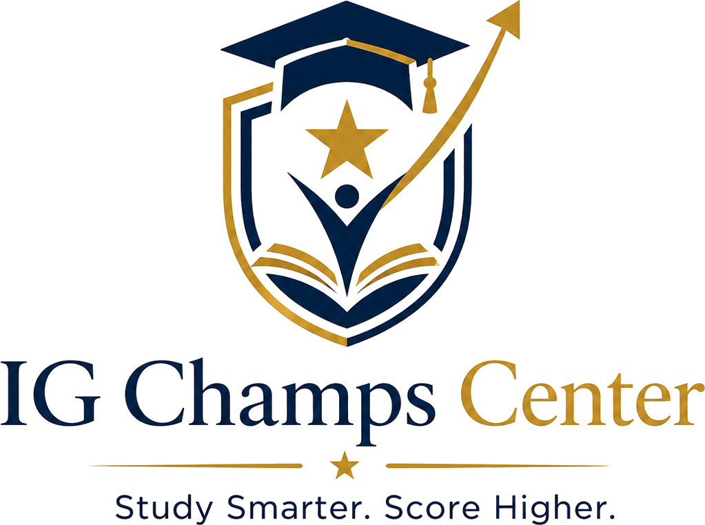IG Champs Center — Study Smarter. Score Higher.